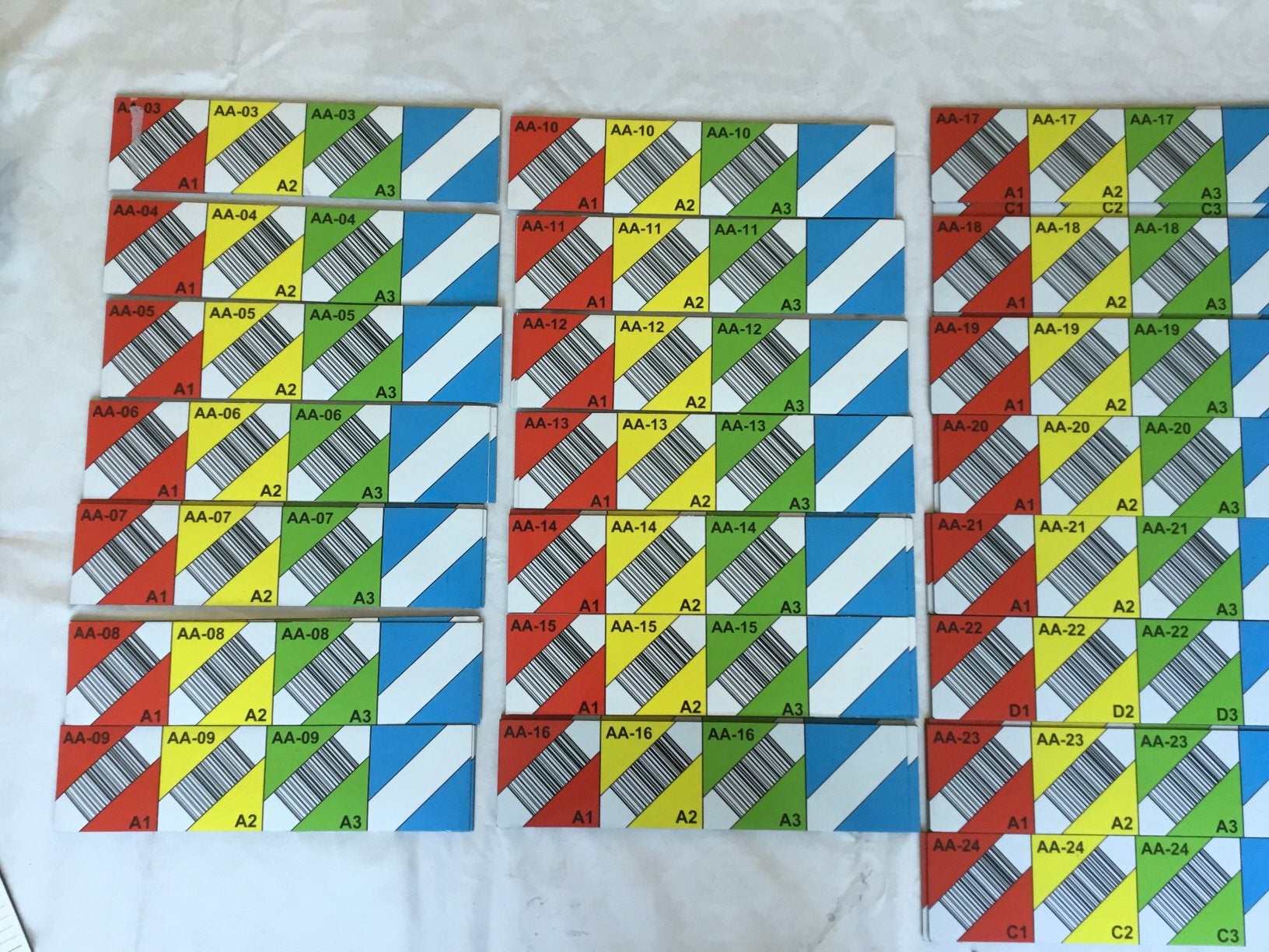 Magneetische strips voor magazijn stellingen, Ophalen, Gebruikt