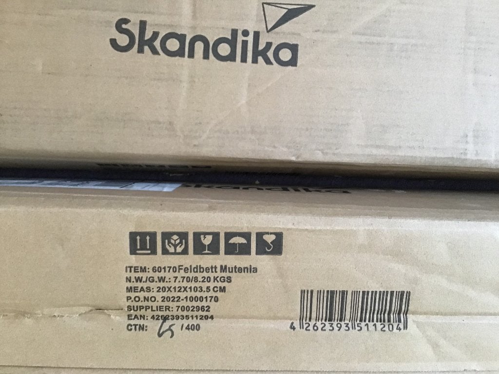Skandika Mutenia veldbed, Ophalen, Nieuw