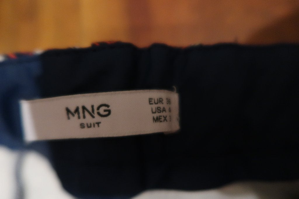 Mng Suit geweldige broek bordo wit zwart S, Overige kleuren, MNG, Ophalen of Verzenden, Zo goed als nieuw