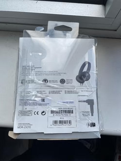 ZGAN! Sony MDR-ZX310 koptelefoon bedraad €5,99