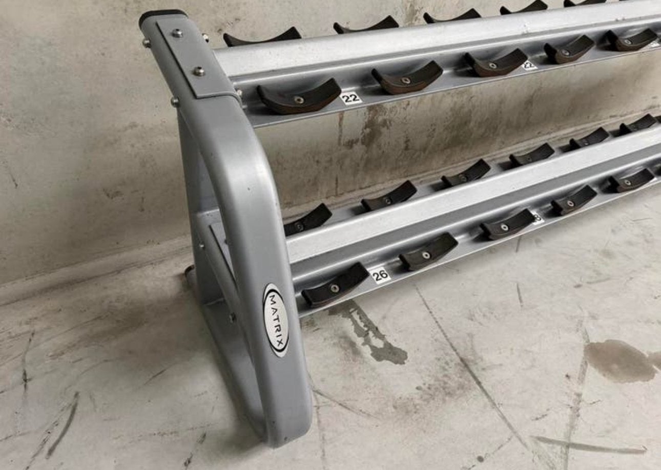 Matrix dumbbell rack voor 10 paar ook in mat zwart, Ophalen, Nieuw, Overige typen