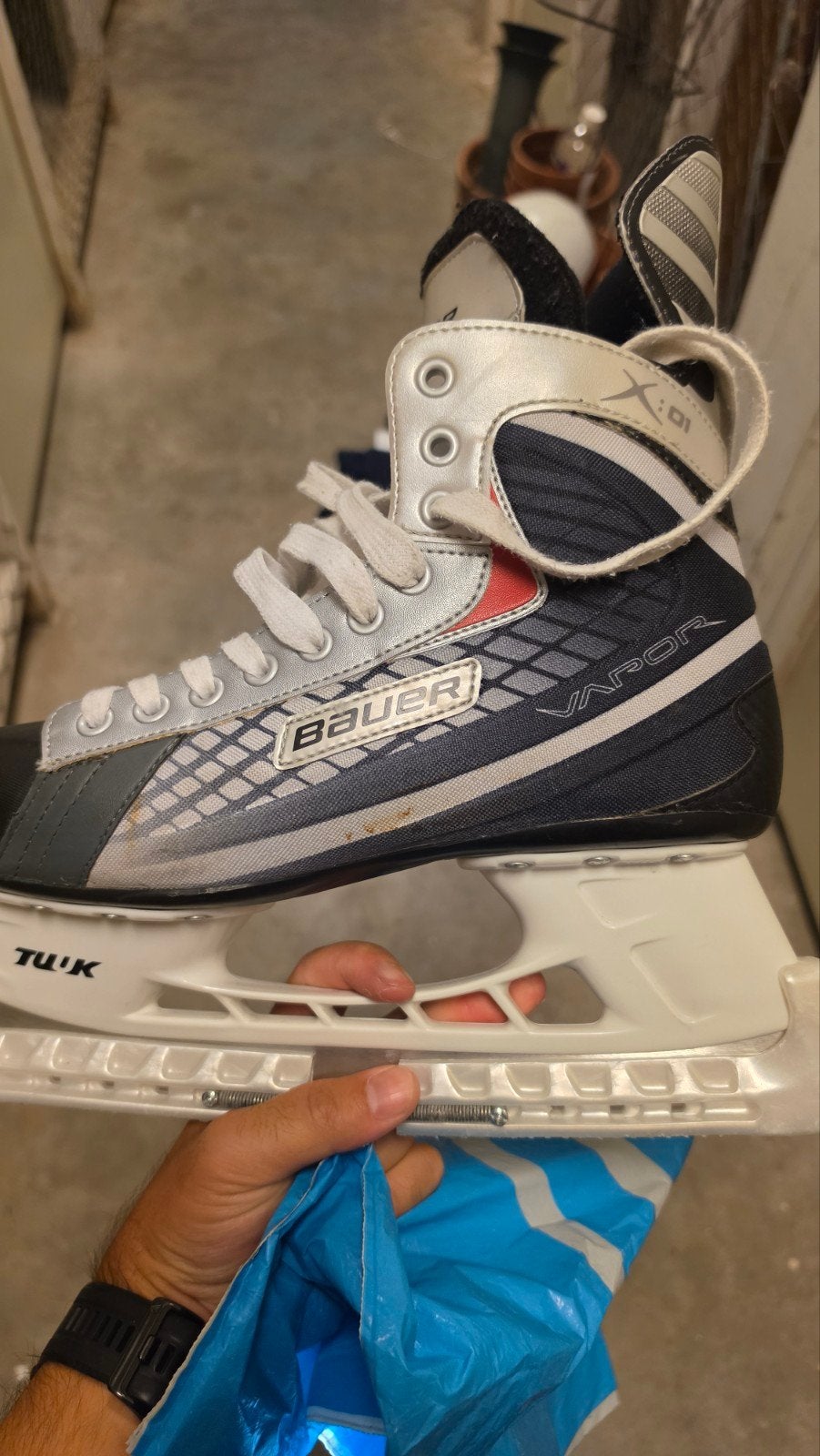 Bauer Vapor X:01 IJshockeyschaatsen, Ophalen of Verzenden, Gebruikt, IJshockeyschaatsen, Bauer