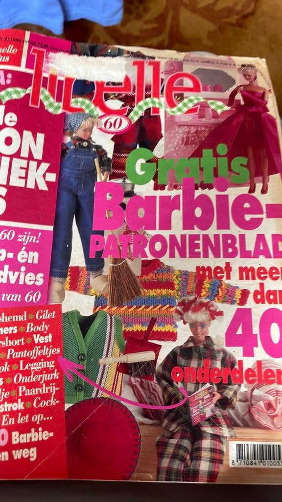 Libelle Barbie patronenblad, Boeken, Tijdschriften en Kranten, Ophalen of Verzenden, Zo goed als nieuw, Damesbladen