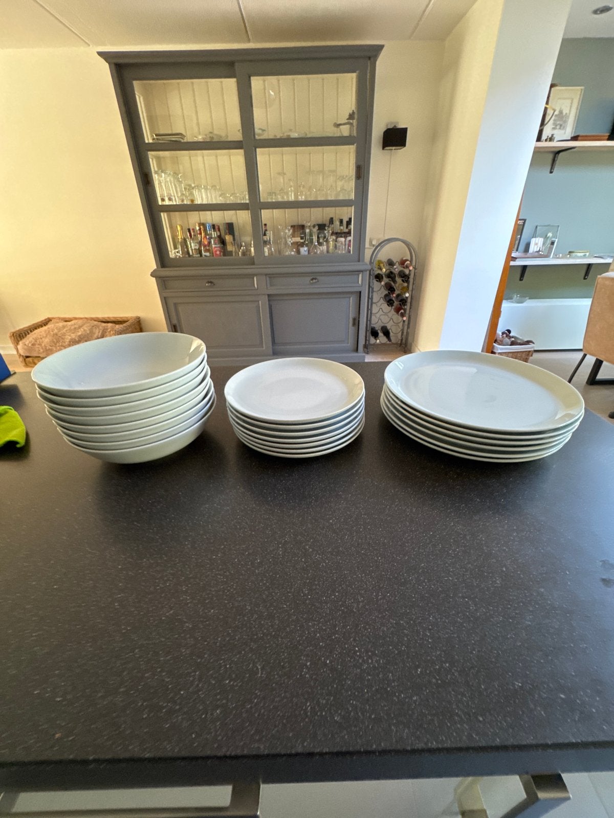 Vivo Villeroy & Boch servies: 8 diepe, 7 kleine, 7 grote bor, Gebruikt, Vivo, Ophalen of Verzenden, Bord(en)