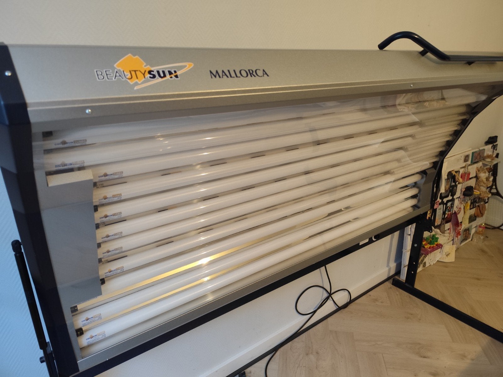 Zonnebank, zonnehemel, Witgoed en Apparatuur, Zonnebanken en Gezichtsbruiners, Ophalen, Zo goed als nieuw, Zonnebank enkelzijdig
