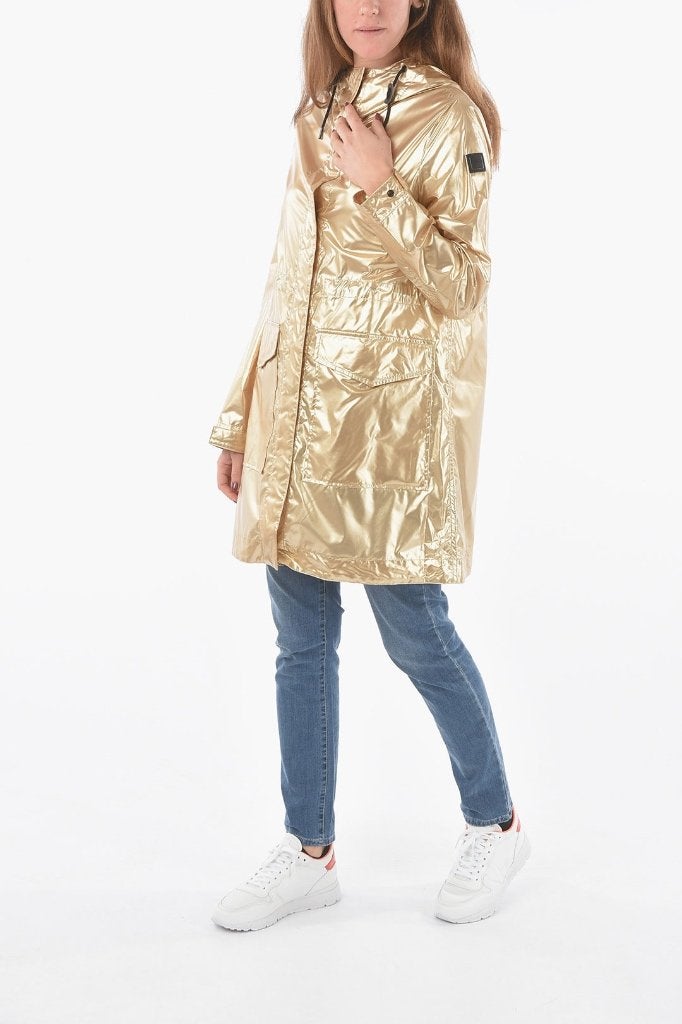 WOOLRICH Goud jasje  Maat S, Ophalen of Verzenden, Zo goed als nieuw, Woolrich, Maat 36 (S)
