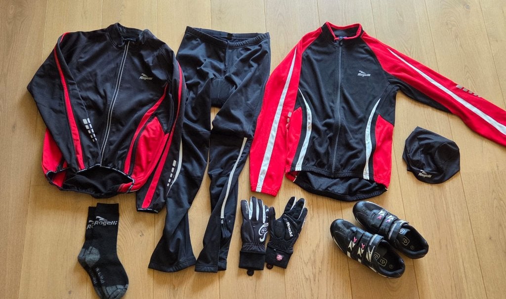 Complete fietsset heren S/dames 40, Rogelli, zomer+winter, S, Rogelli, Heren, Ophalen of Verzenden