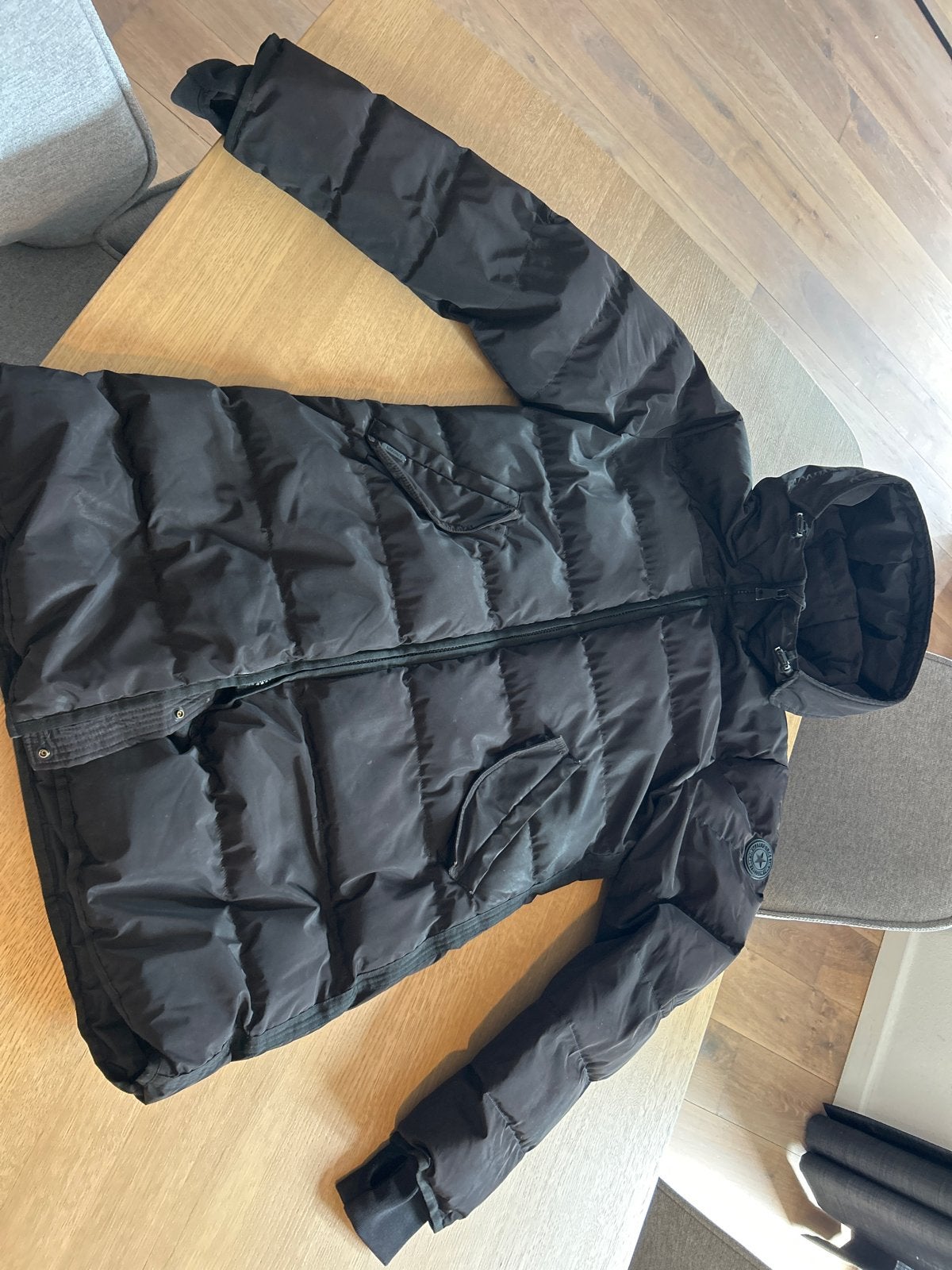 Airforce winterjas dames zwart - Maat L, Ophalen of Verzenden, Zo goed als nieuw, Zwart