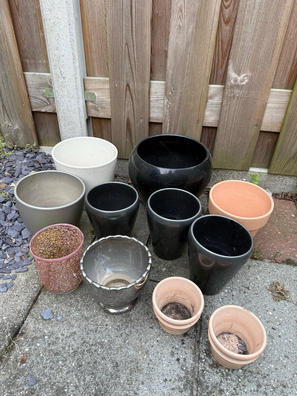 Bloempotten, Tuin en Terras, Bloempotten, Overige materialen, Gebruikt, Binnen, Minder dan 40 cm