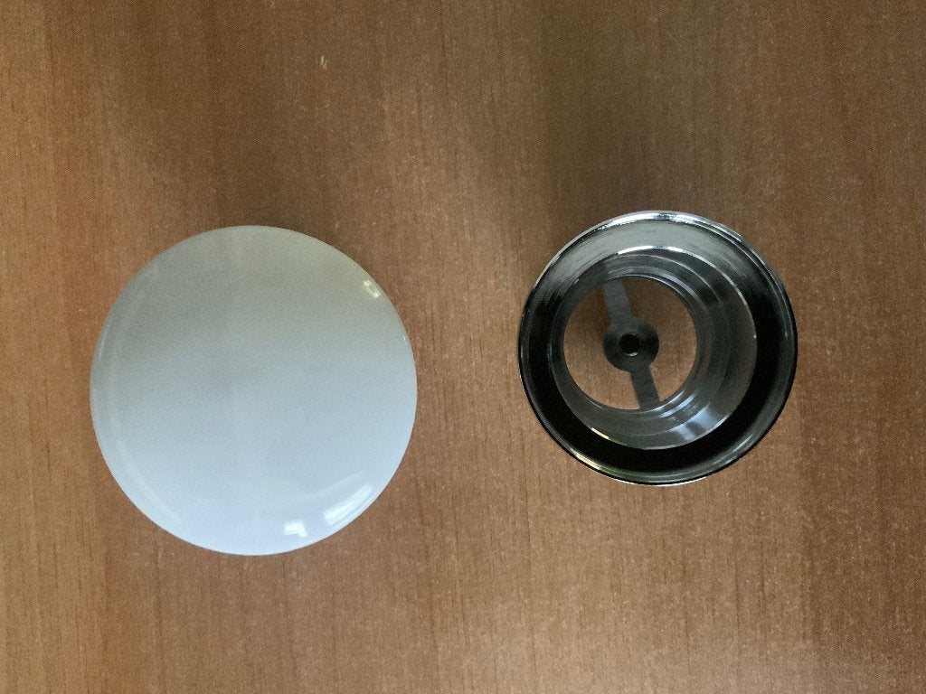 Klikwaste plug wastafel, Verzenden, Nieuw, Rvs, Wastafel