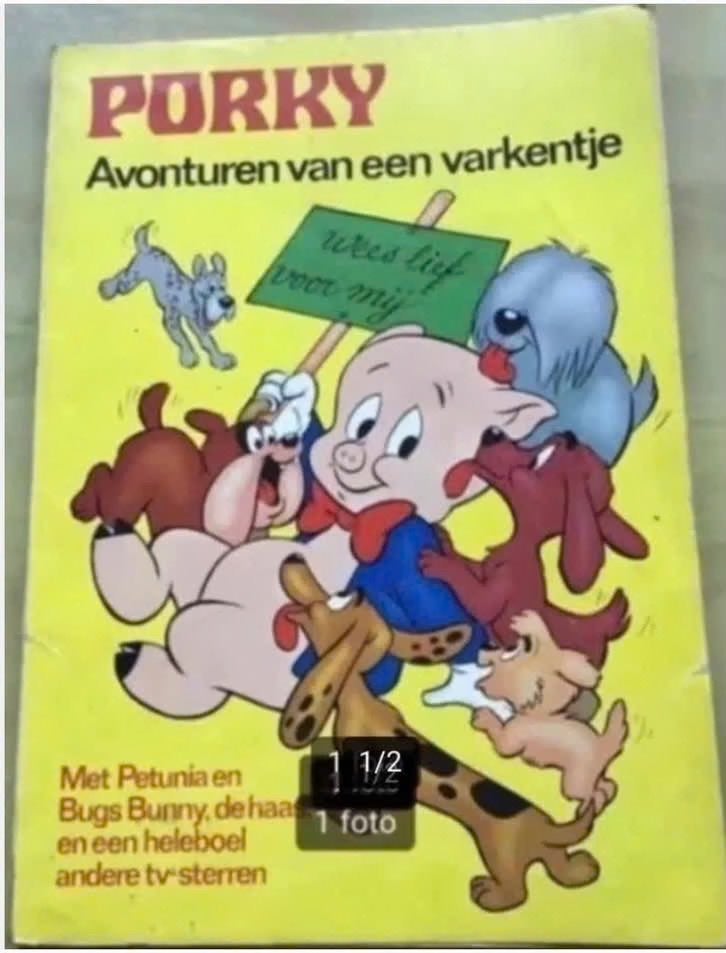 Porky pig,avonturen van een varkentje., Boeken, Stripboeken, Eén stripboek, Ophalen of Verzenden, Gelezen