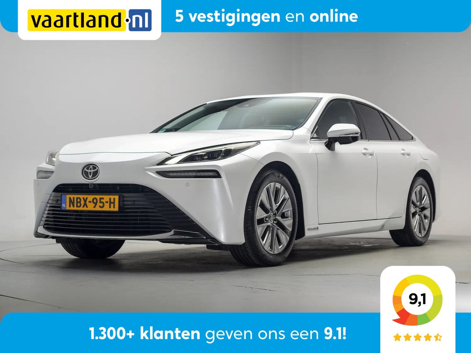 Toyota Mirai Executive [ LED Adapt.cruise Leder Stoelverwarm, Auto's, Automaat, Gebruikt, Mirai, Waterstof