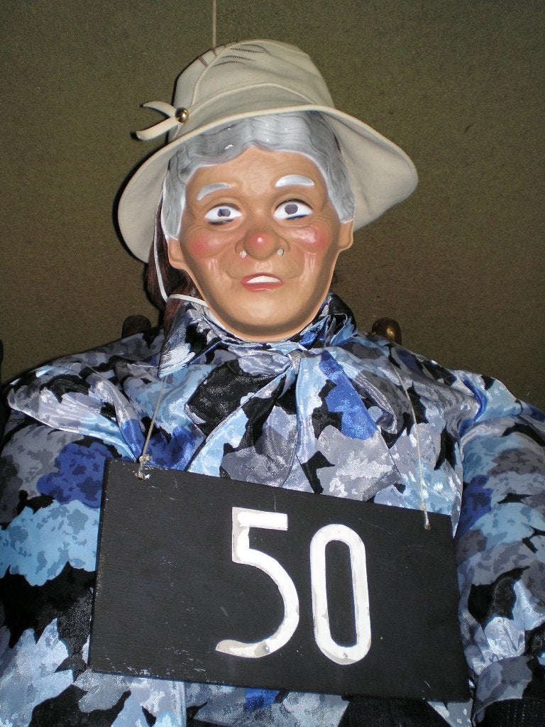 Abraham en Sarah pop te koop, Ophalen, Gebruikt, Feestartikel, Abraham of Sarah