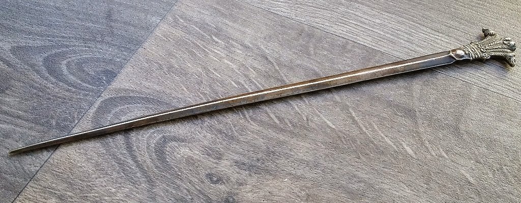 19 de eeuw Lange Vleespen Vleesprikker Vlees Pen Prikker, Ophalen of Verzenden