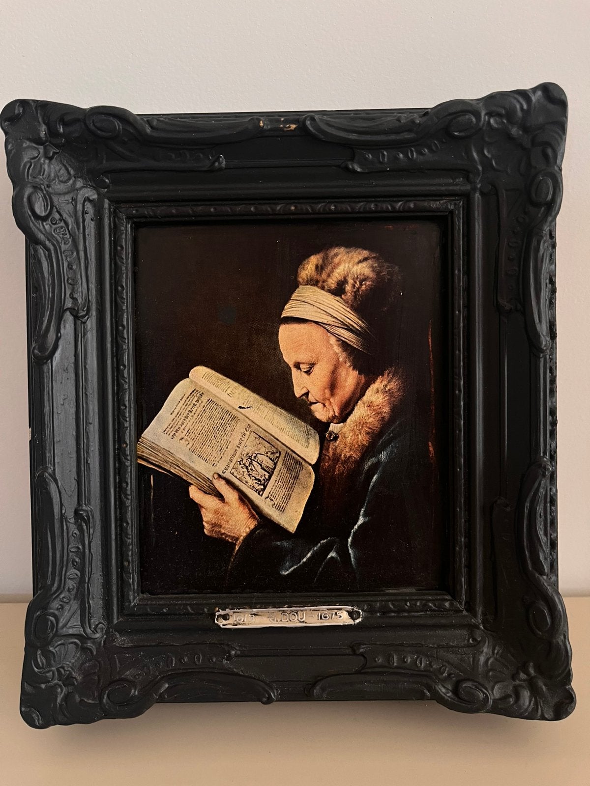 Oud kunst schilderijtje, Ophalen of Verzenden