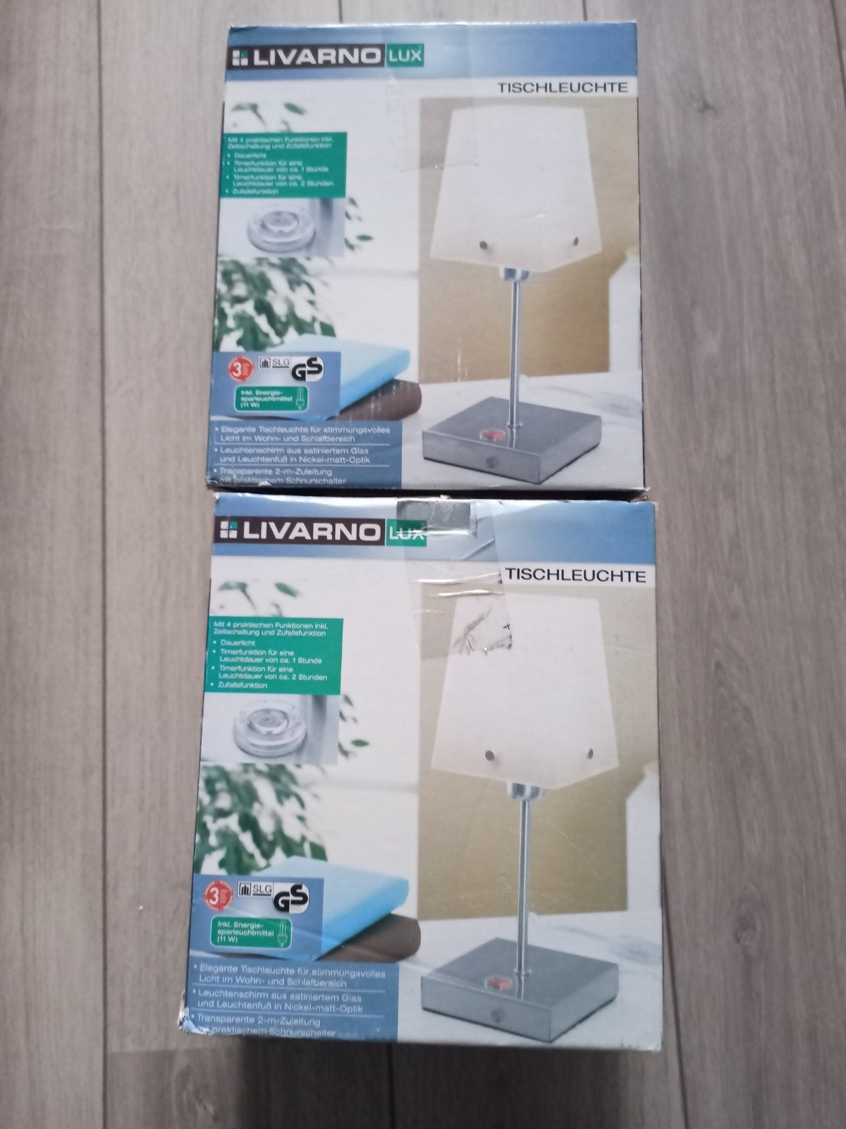 2 Livarno lampen nieuw 4 functies
Ophalen of toegestuurd kk, Ophalen of Verzenden, Nieuw, Glas