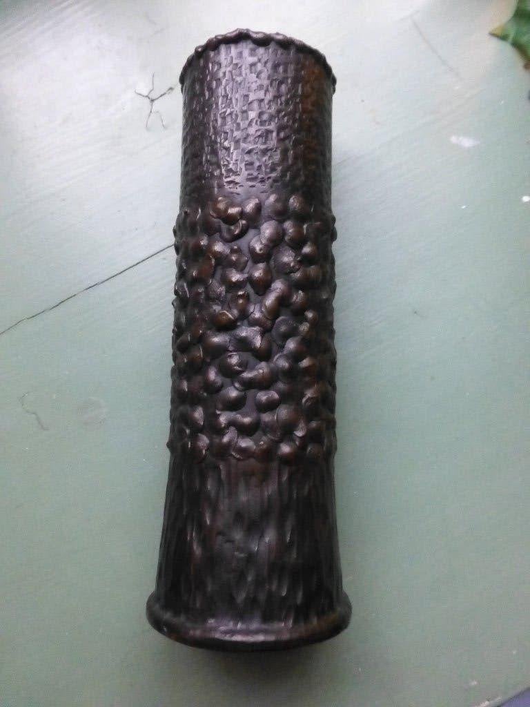 Modernist Bronzen Vaas 19 cm hoog, Verzenden
