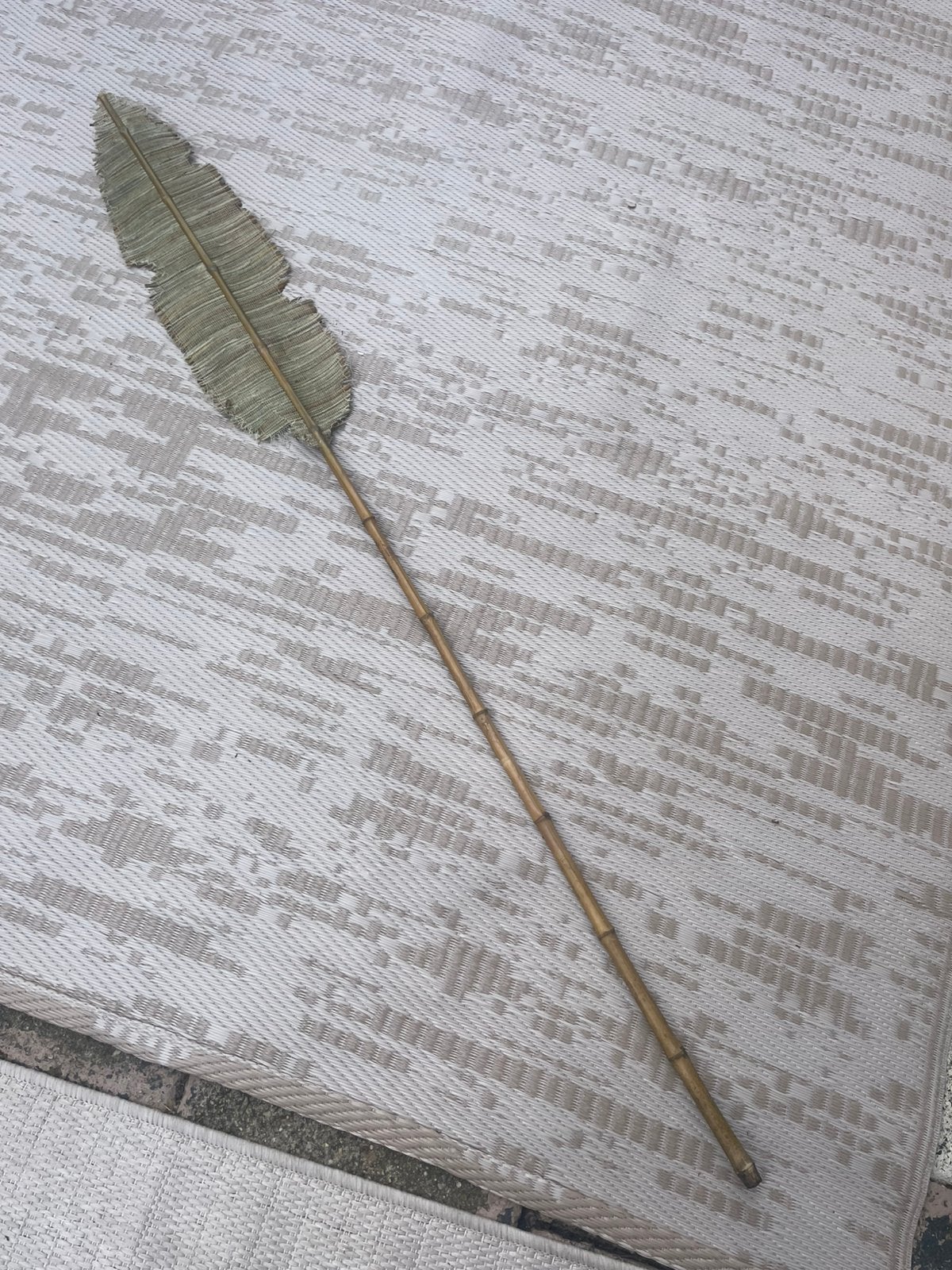 Decoratie veer, Ophalen
