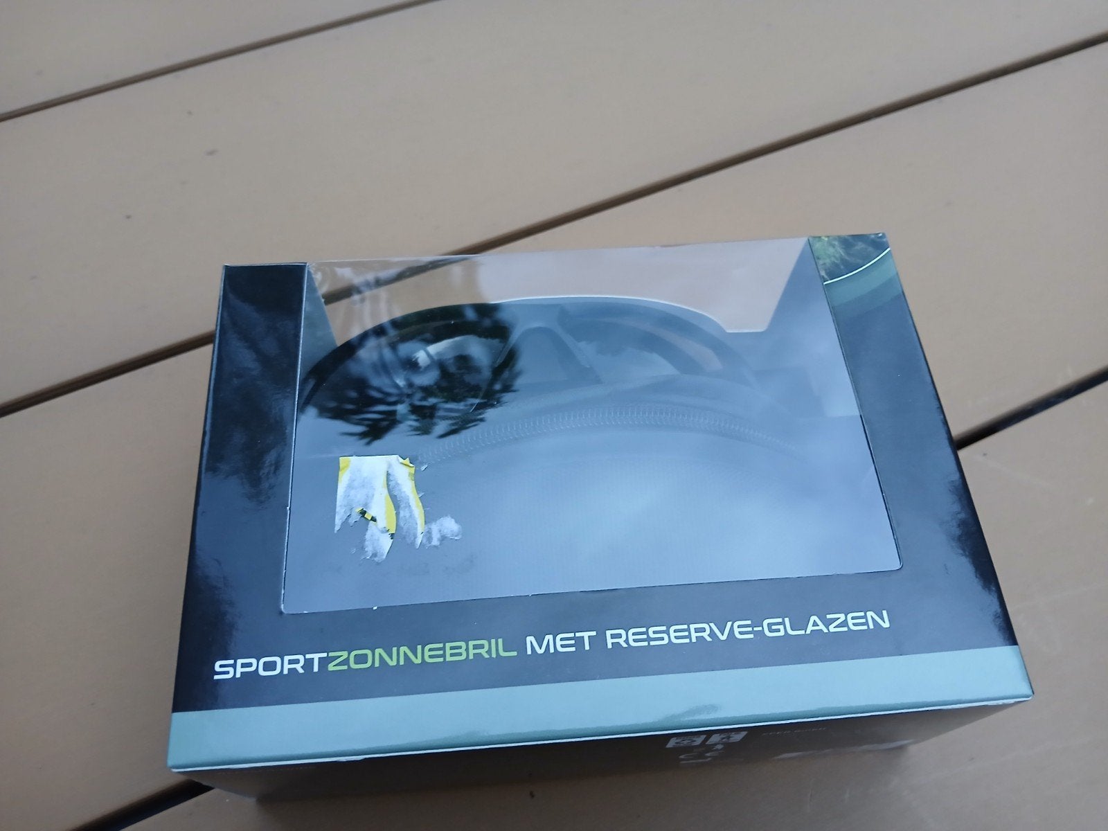 Sportzonnebril met reserve-glazen en etui, Ophalen of Verzenden