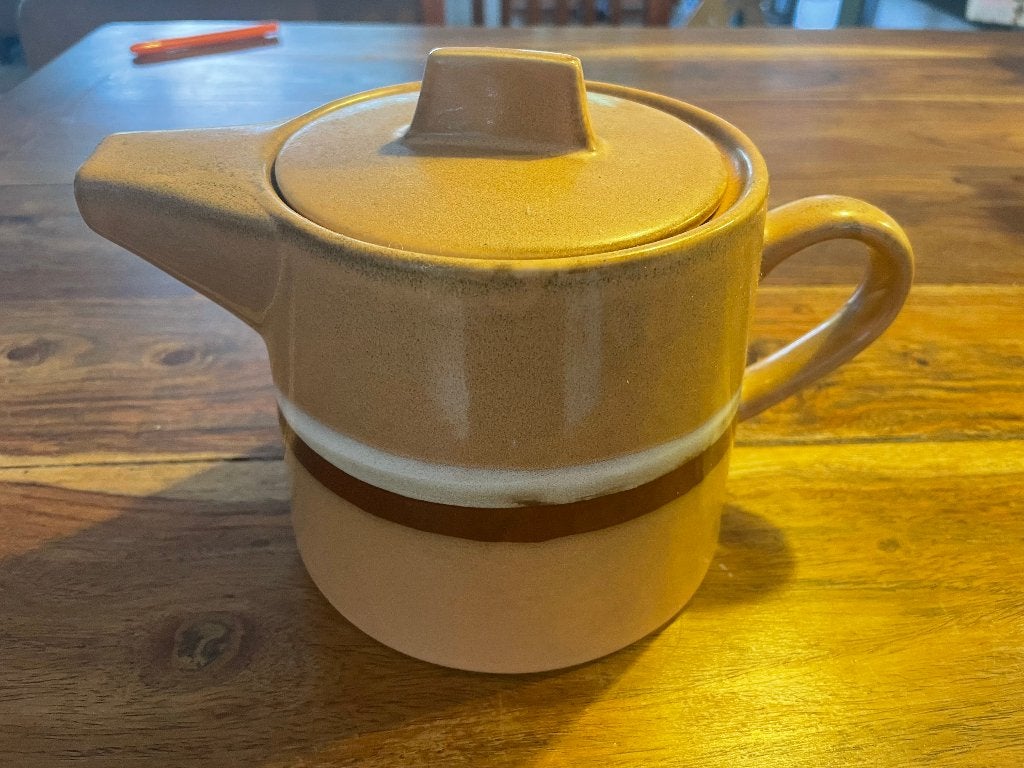 HKliving theepot – vintage/retro look, Huis en Inrichting, Theepot/fluitketel, Ophalen of Verzenden, Zo goed als nieuw, Steen/keramiek