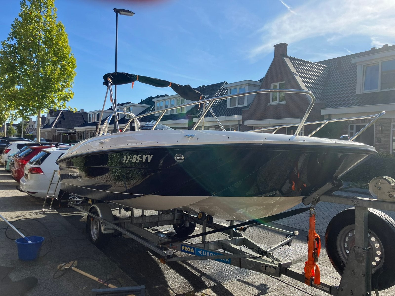 Bayliner Element XL 100 pk EFI Mercury, Ophalen, Gebruikt, 2 m, Bayliner
