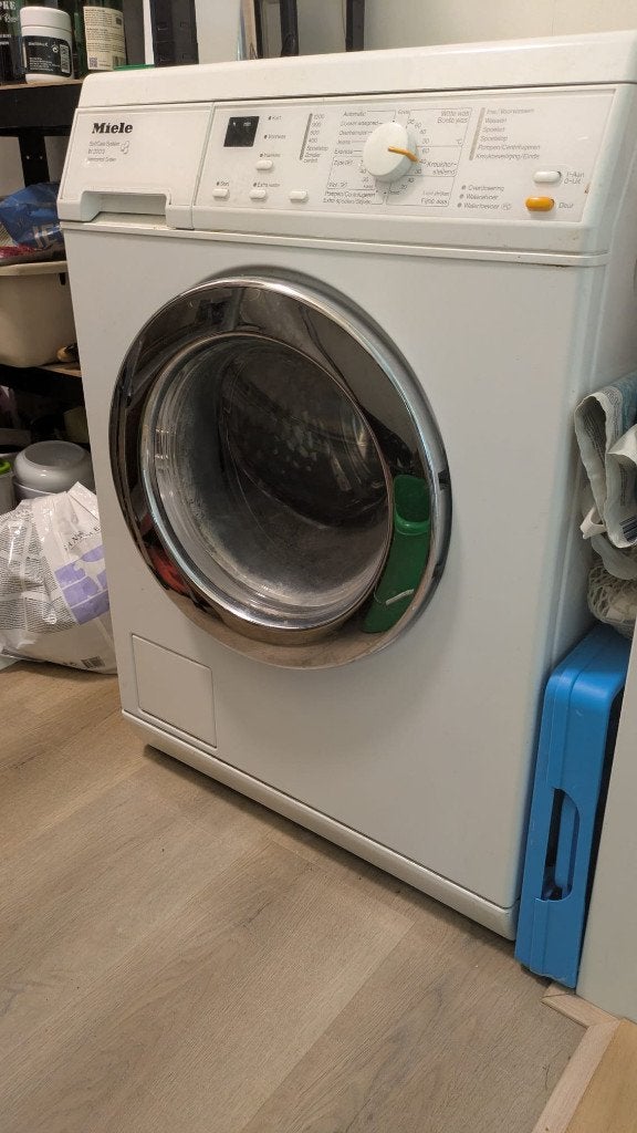 Wasmachine Miele W3203, Witgoed en Apparatuur, Wasmachines, Ophalen, 1200 tot 1600 toeren, Gebruikt, Voorlader