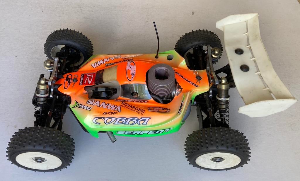 Serpent Cobra 811 1:8 4WD nitro buggy, Gebruikt, Verzenden, Auto offroad, Nitro