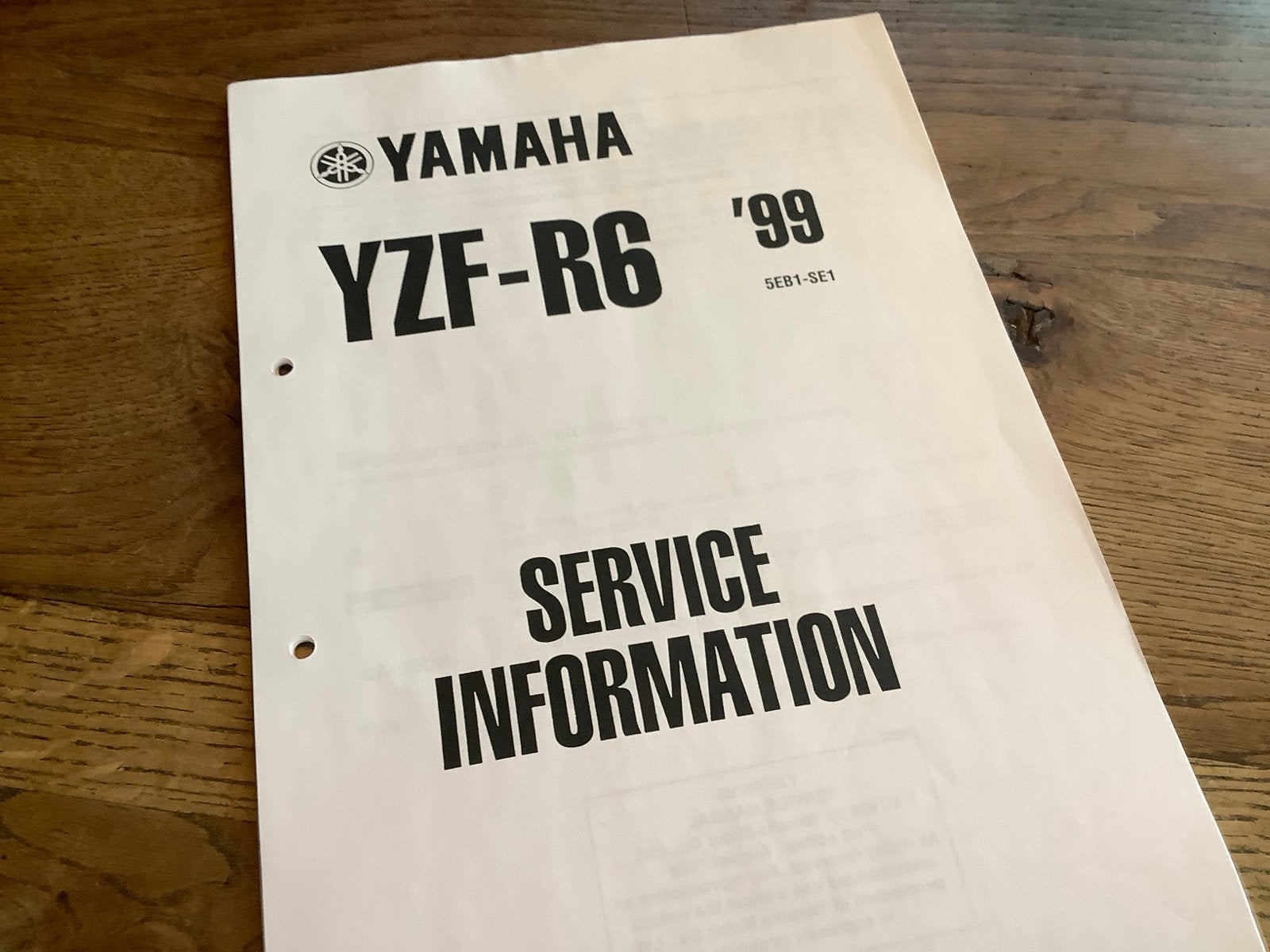 Yamaha YZF-R6 '99 Service Informatie Handleiding.  (22), Motoren, Handleidingen en Instructieboekjes, Verzenden, Yamaha