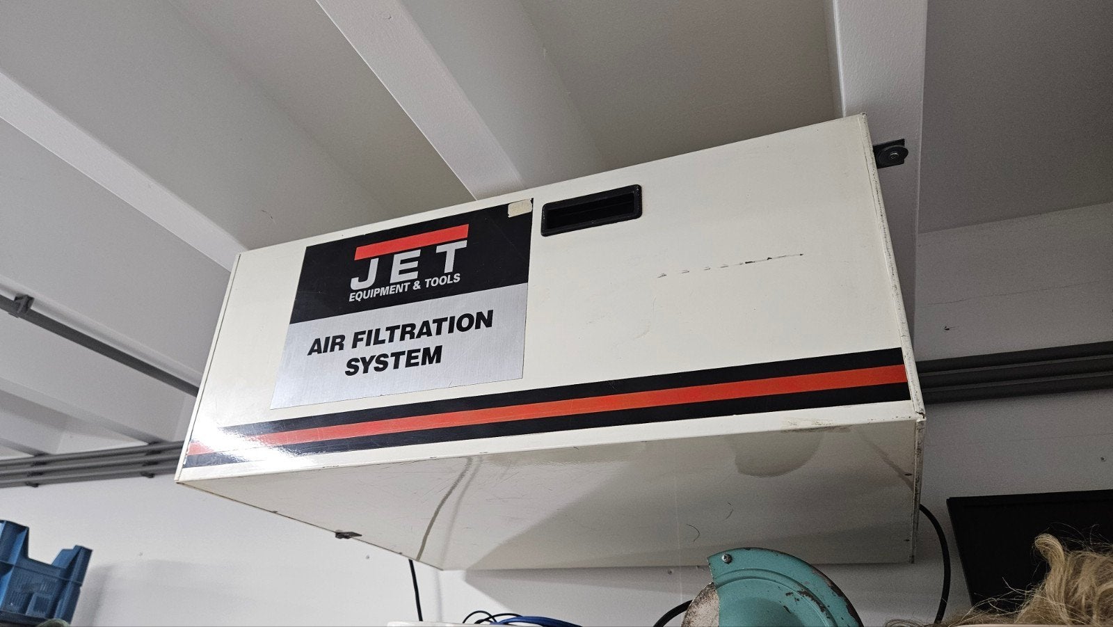 Jet AFS-1000B. Werkplaatsfilter, Doe-het-zelf en Verbouw, Ventilatie en Afzuiging, Ophalen, Gebruikt, Afzuiger