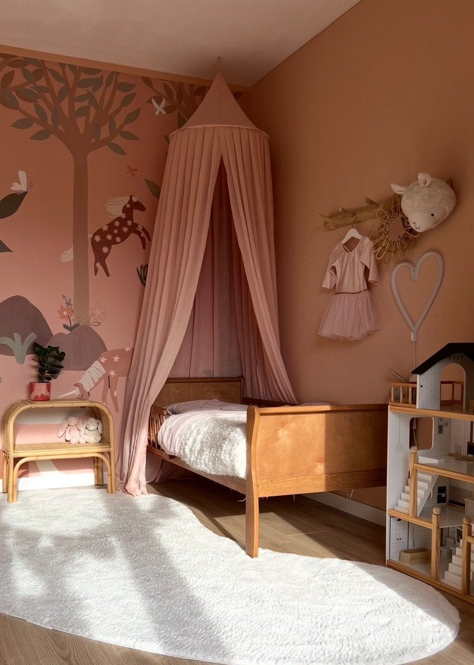 Jollein Klamboe Vintage Wild Rose, Ophalen, Jollein, Zo goed als nieuw, Ophangbaar