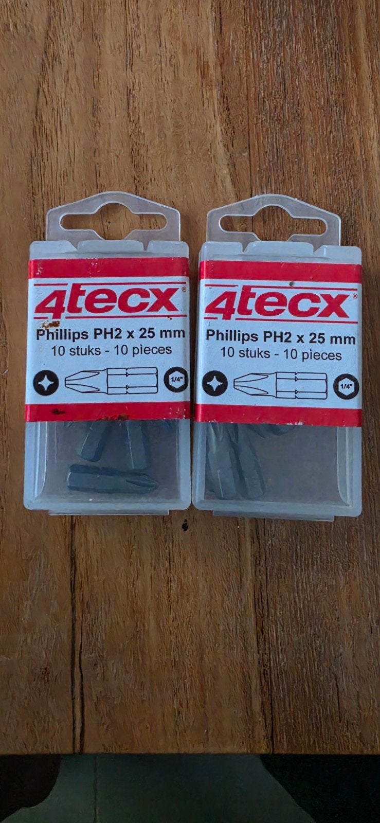 20 stuks Philips PH 2 schroefbits, Ophalen of Verzenden