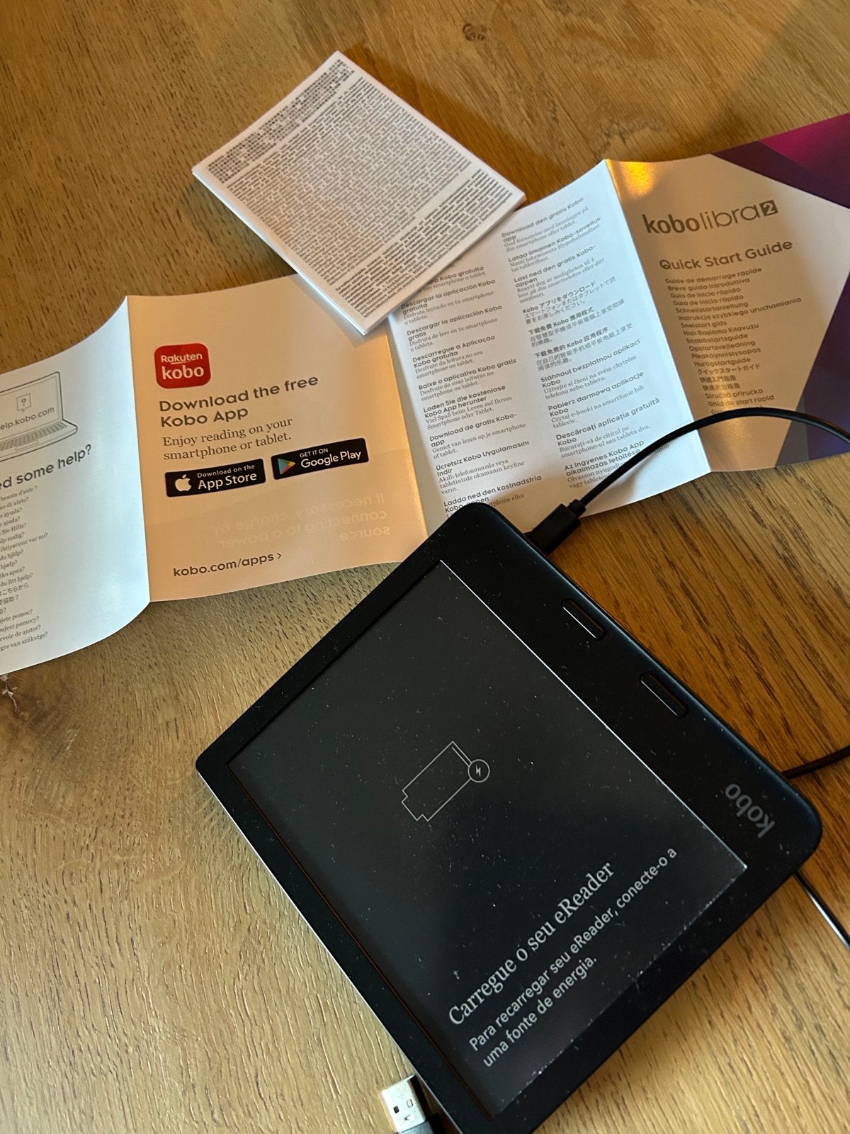 Kobo Libra 2 eReader - gebruikt maar goede staat, Computers en Software, E-readers, Gebruikt, Verzenden, Bluetooth, 7 inch