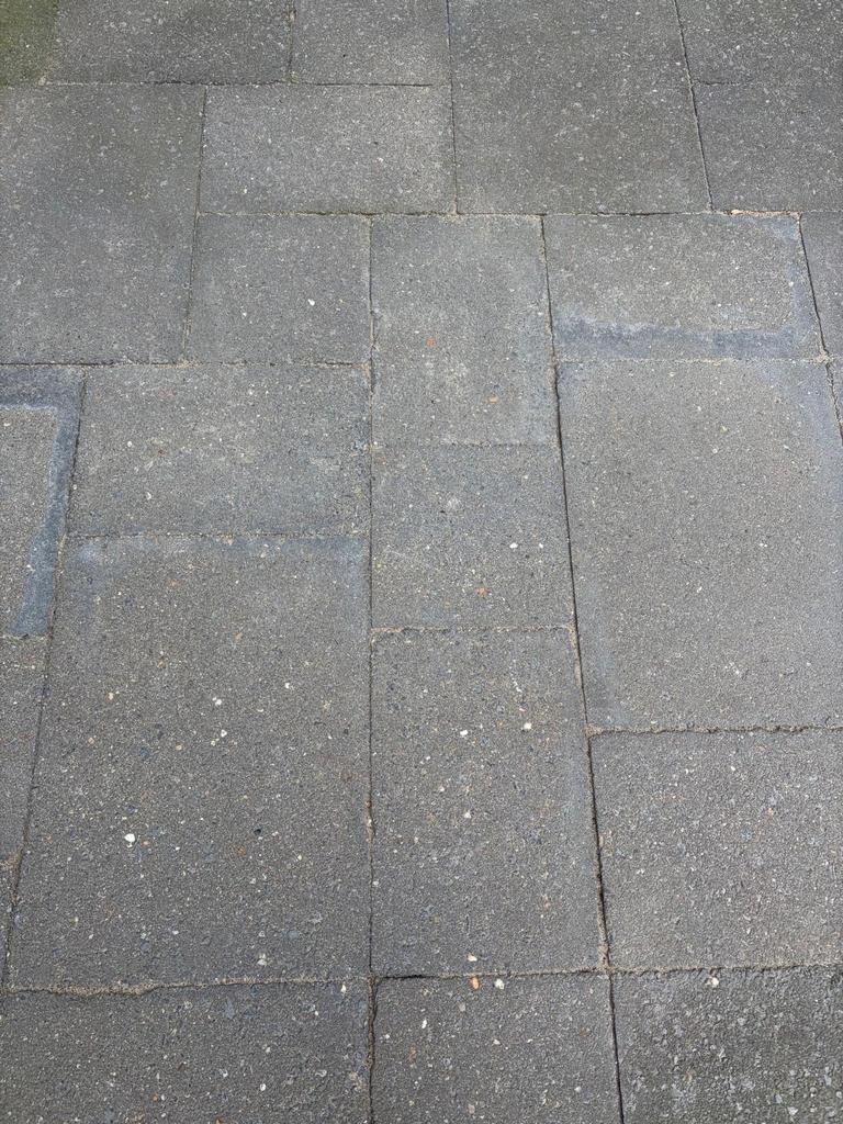 Betontegels 15m2 - Ideaal voor terras of pad, Ophalen, Gebruikt, 10 m² of meer, Beton