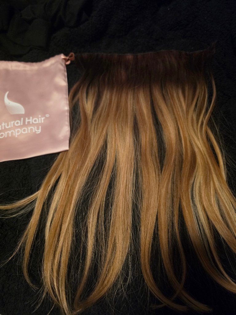 Blonde Hairweaves - 6 maanden gebruikt, topconditie, Ophalen, Zo goed als nieuw, Pruik of Haarverlenging