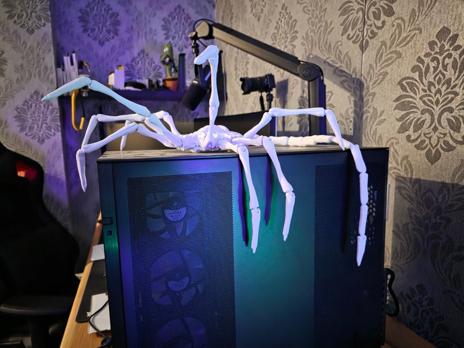 Grote 3D-geprinte alien facehugger - Uniek decorstuk, Ophalen of Verzenden