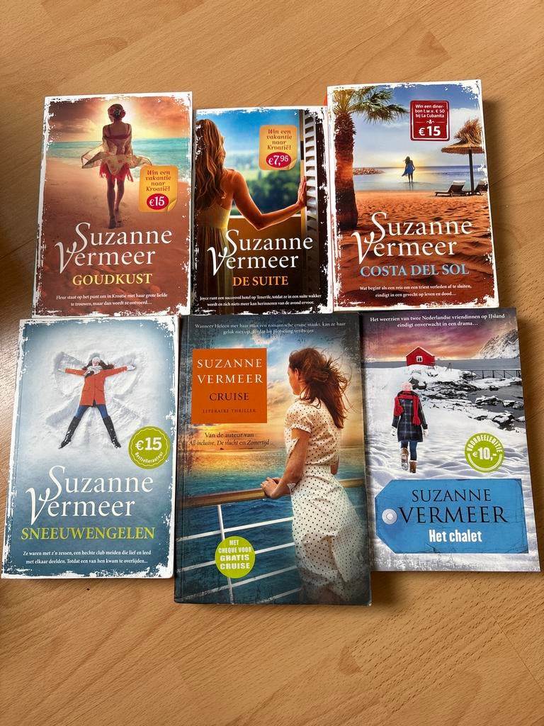 Suzanne Vermeer Boekenpakket - 6 Spannende Romans, Ophalen of Verzenden, Zo goed als nieuw