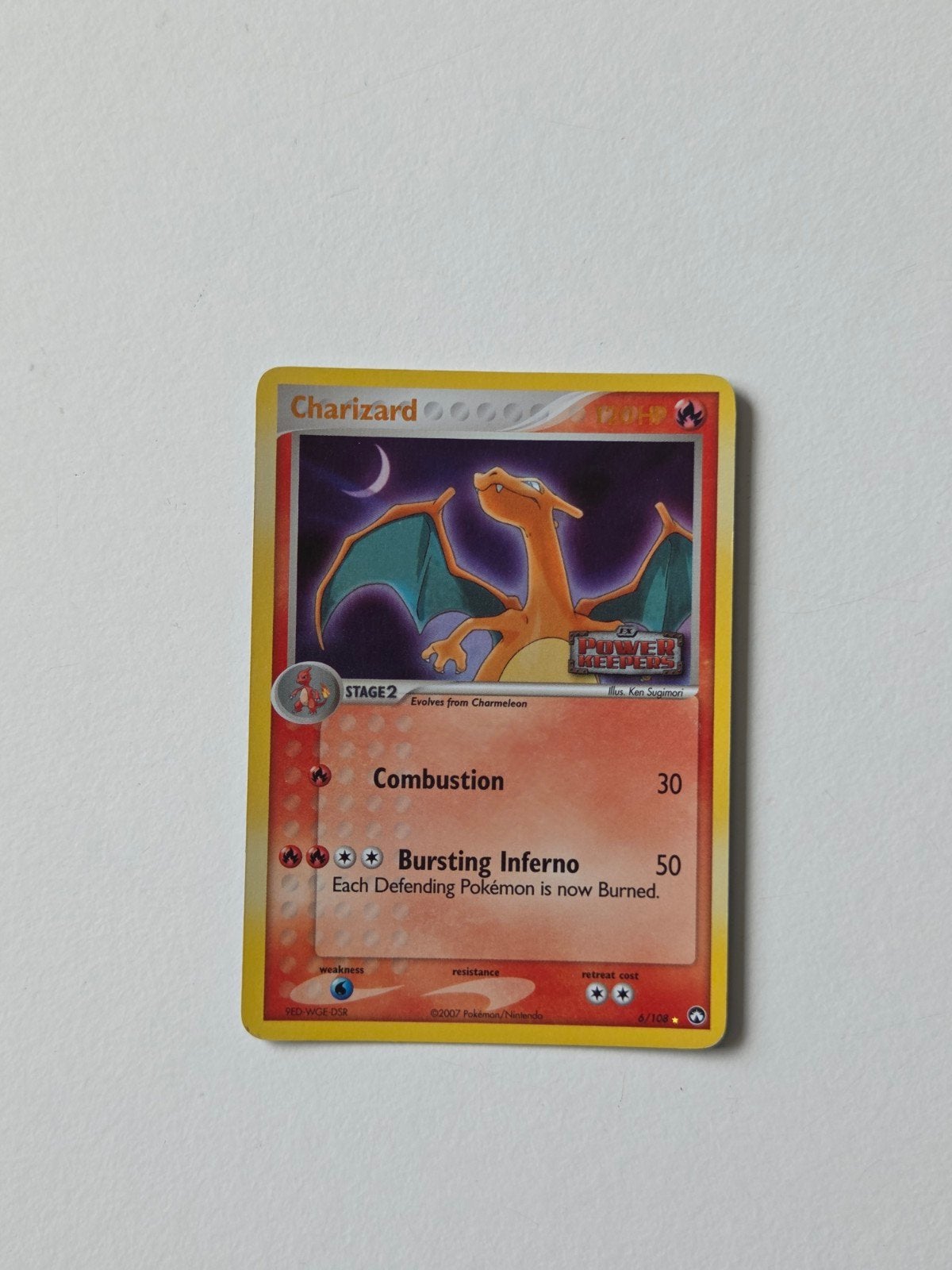 Charizard - PK 6, Ophalen of Verzenden, Zo goed als nieuw, Losse kaart, Foil