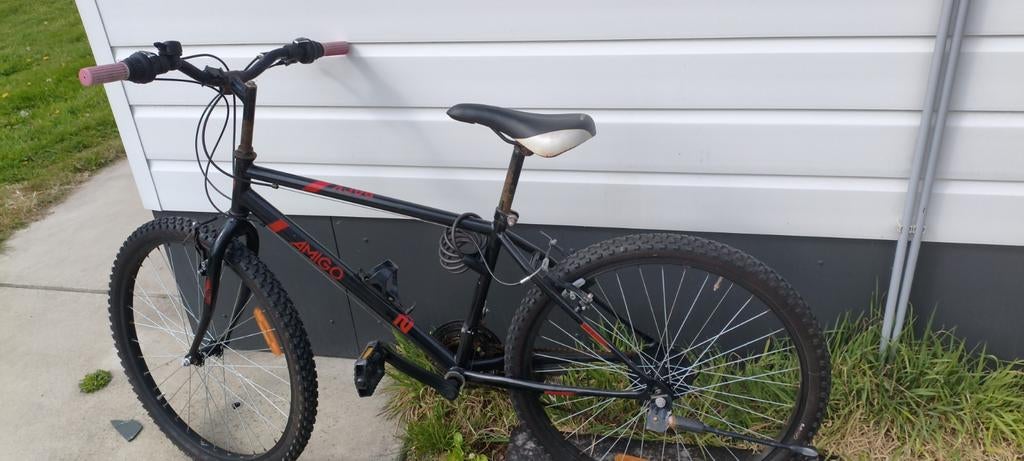 Amigo Mountainbike 26 inch - Zwart/Rood, Minder dan 45 cm, Ophalen of Verzenden, Overige merken