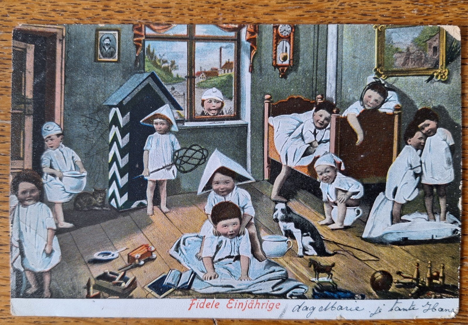 kinderkaart 1903, Verzamelen, Ophalen of Verzenden, Voor 1920, Gelopen, Kinderen