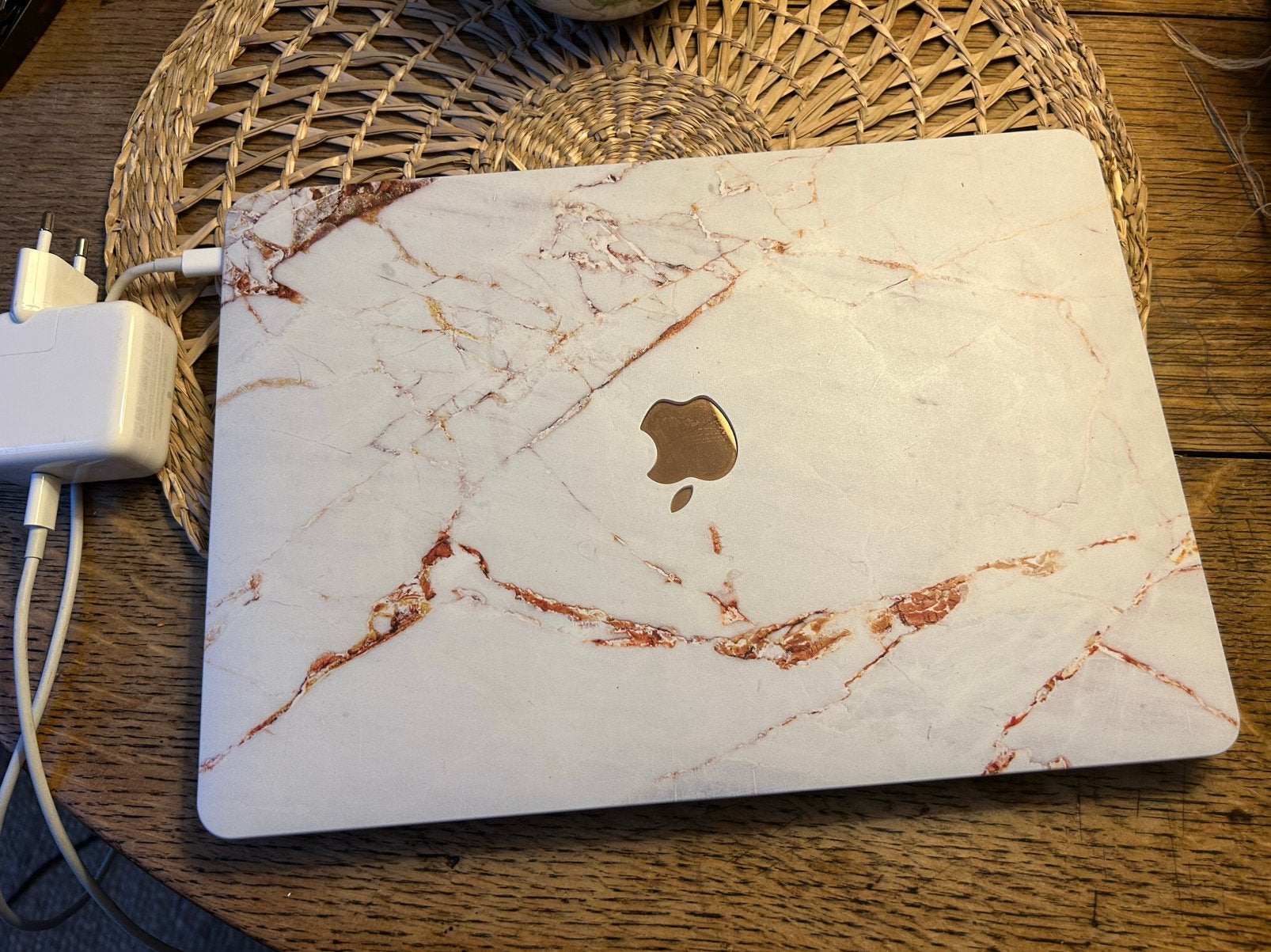 Nieuwe MacBook Air M1 2020 Rose Gold Batterijconditie 100%
