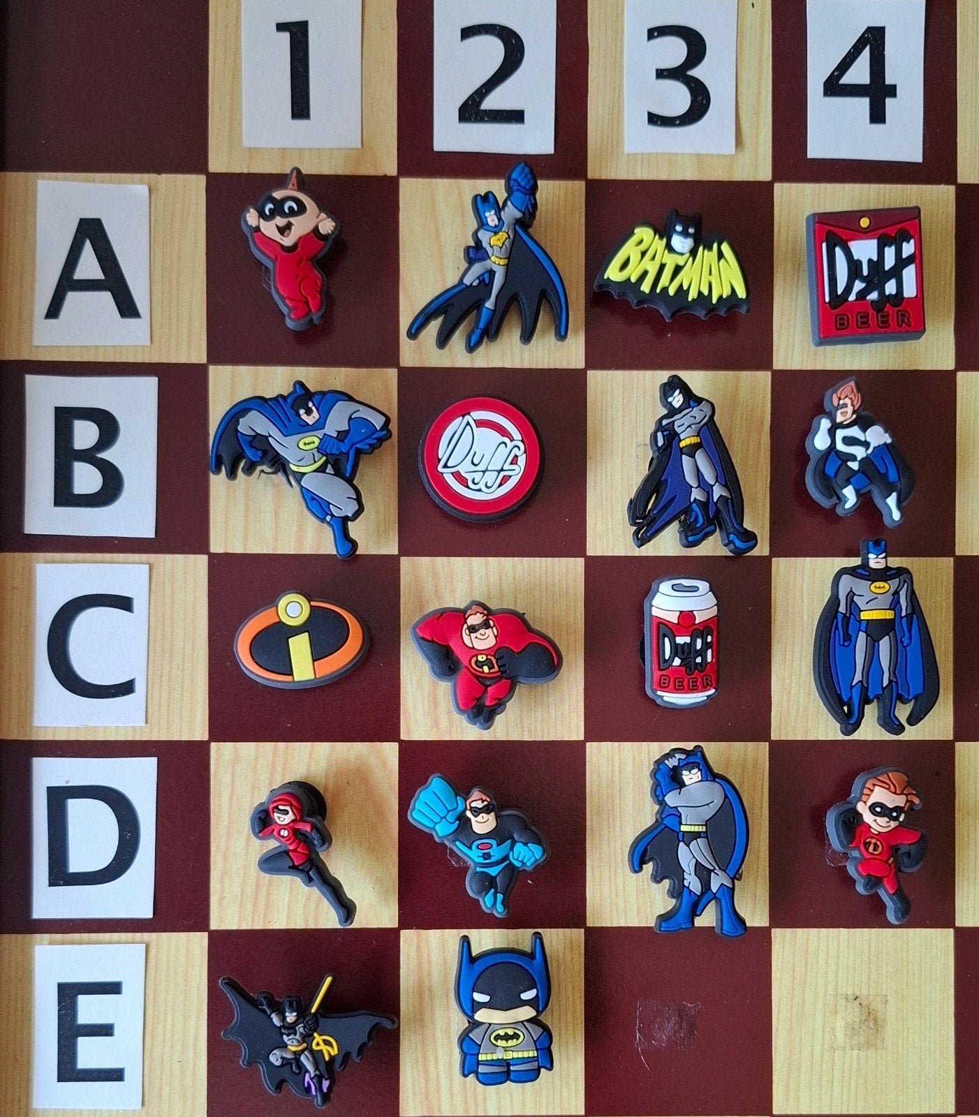 X: Incredible & Batman Schoenbedels Charms voor de Crocs, Ophalen of Verzenden