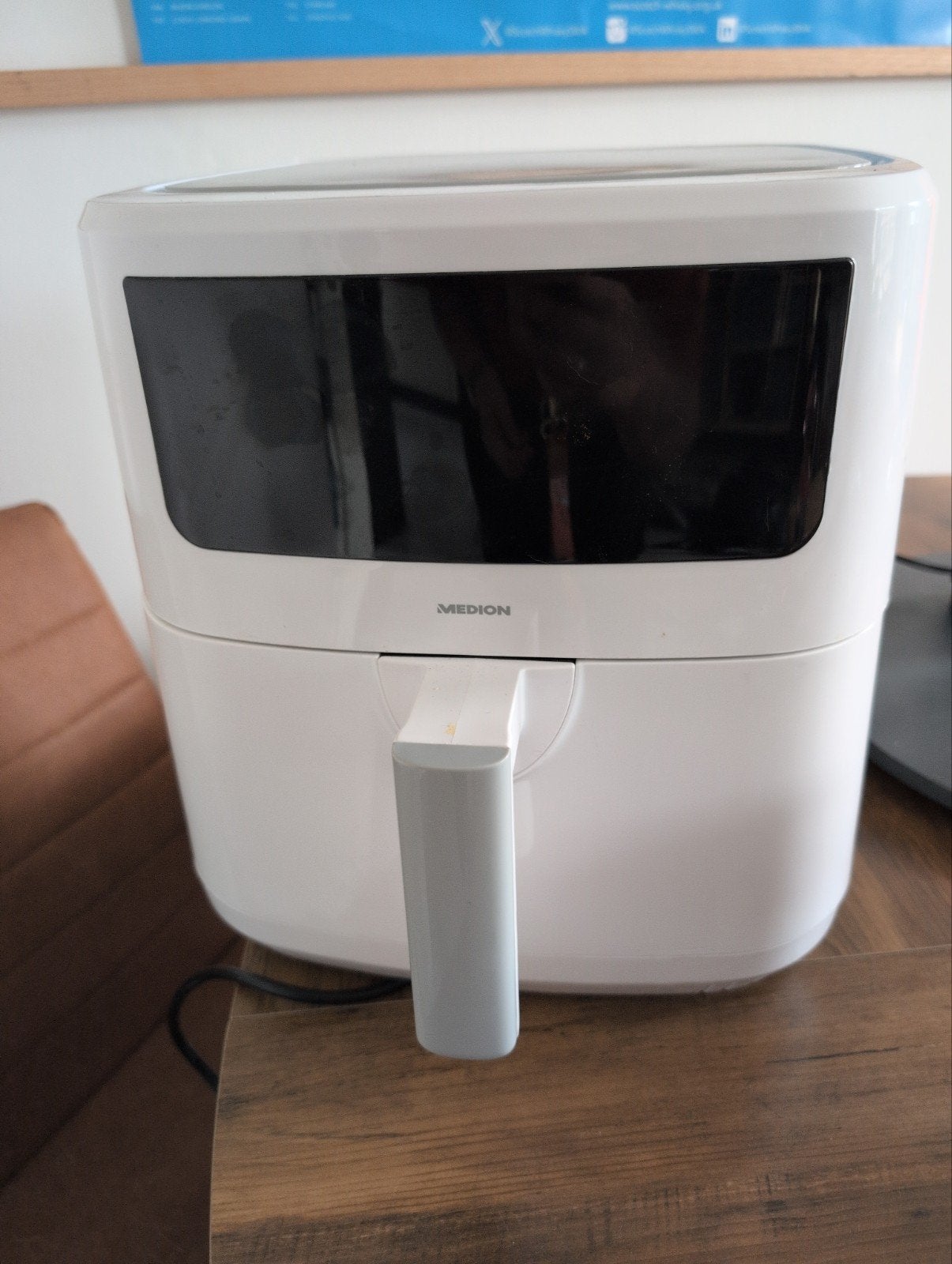 Medion P10 XL Duo Airfryer (MD 11750) - Zo goed als nieuw, Witgoed en Apparatuur, Ophalen, Zo goed als nieuw, Airfryer XL, 750 t/m 999 gram