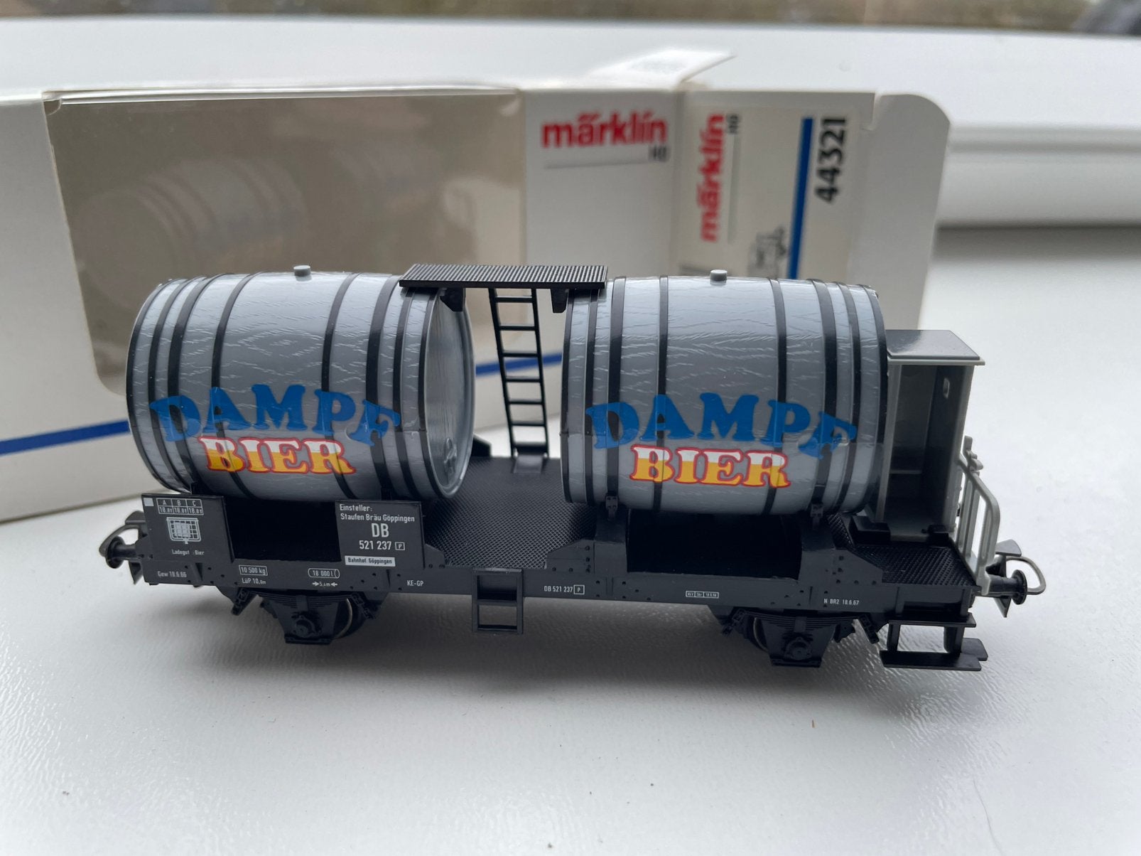 Marklin bierwagon 44321 (nieuw met doos), Wisselstroom, Ophalen of Verzenden, Märklin, Nieuw