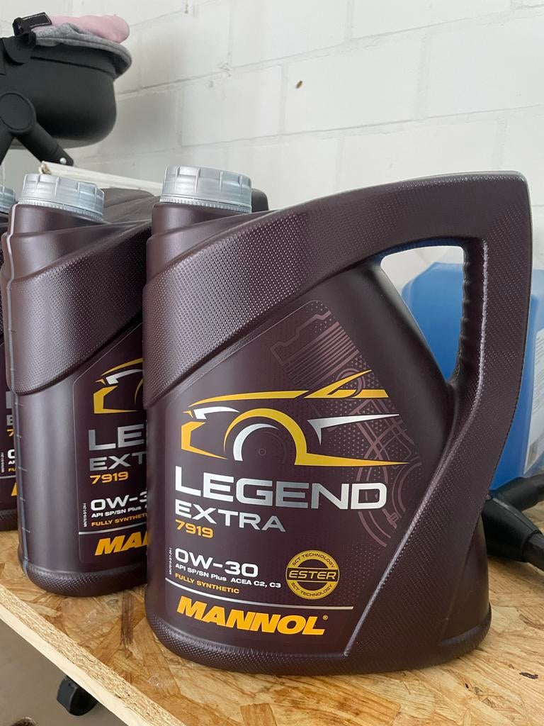3x 5L Mannol Legend Extra 0W-30 motorolie, Verzenden, Nieuw