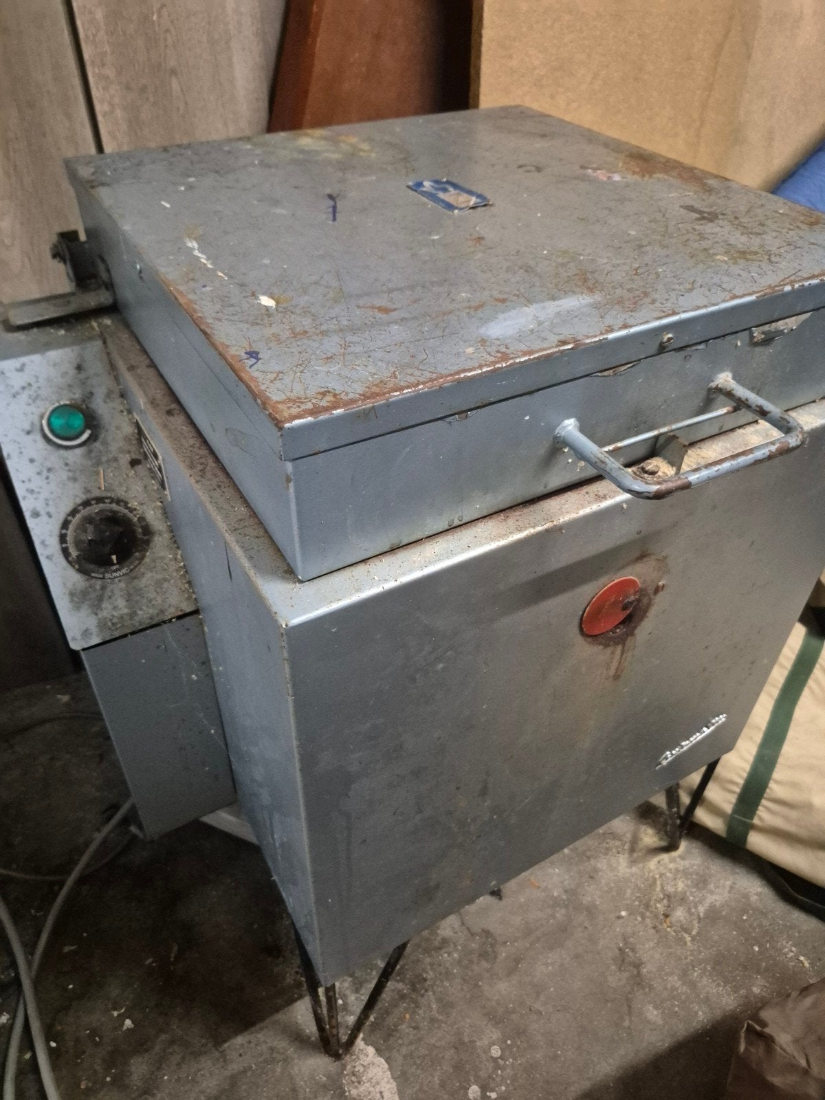 Vingerling Gouda Keramiek Oven met Defect, Hobby en Vrije tijd, Pottenbakken, Ophalen, Gebruikt