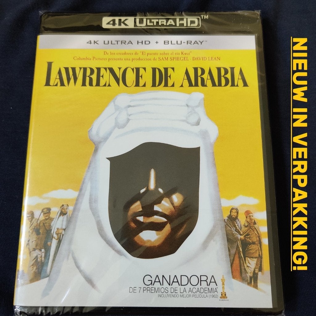 Lawrence Of Arabia 1962 | 4K UHD blu-ray | NLO | 4-discs, Turks, Avontuur, Engels, Film
