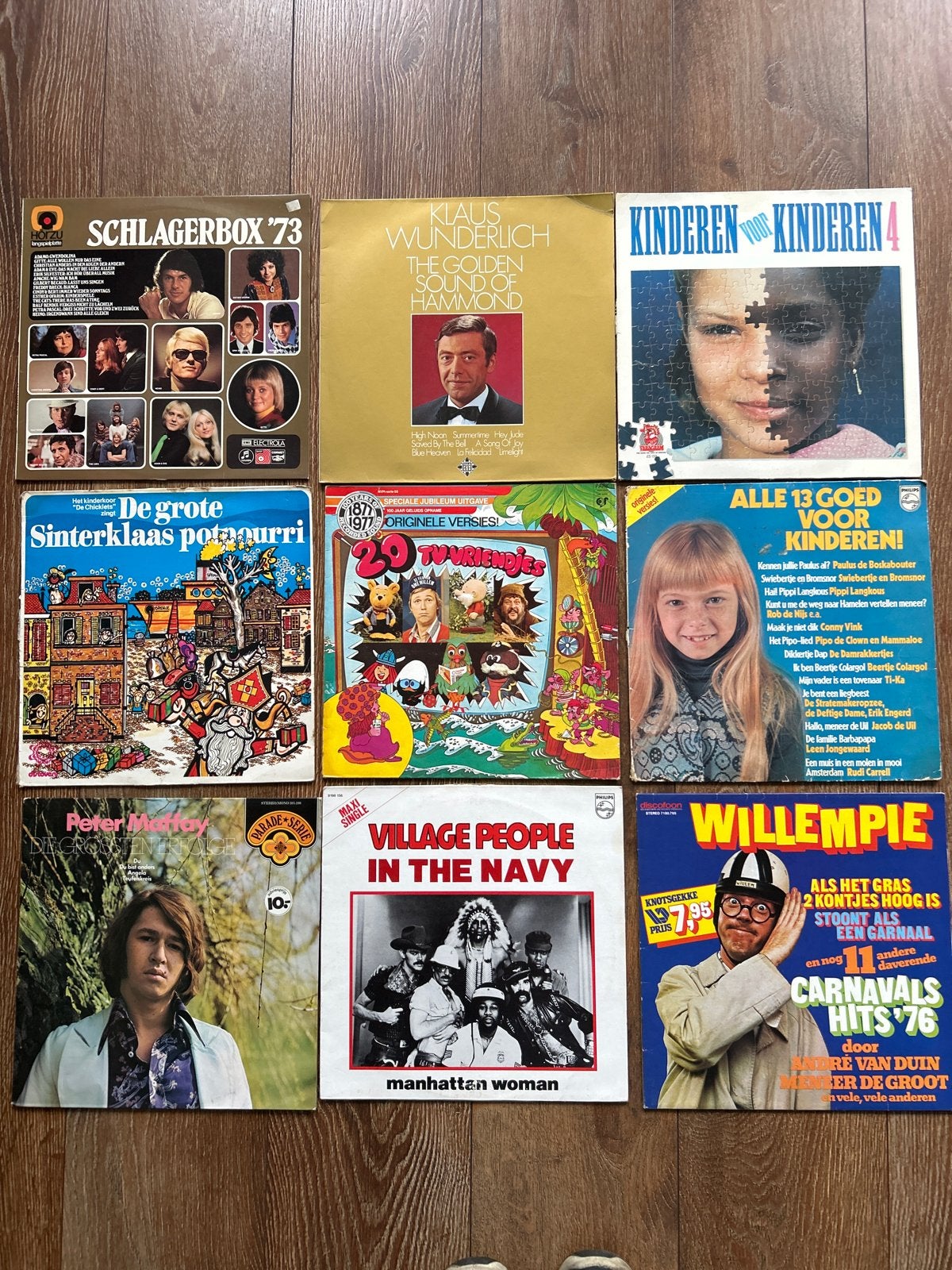 Diverse LP's en singles: Pop, Carnaval, Kinderliedjes, Ophalen, Gebruikt, Overige formaten, 1970 - 1979