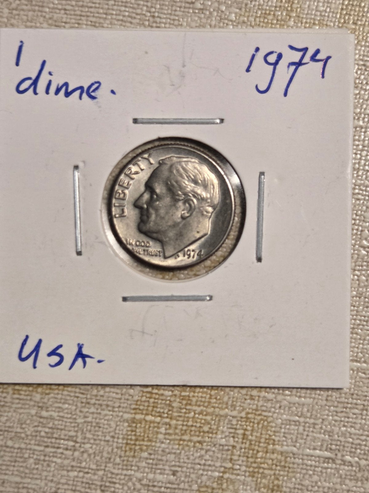 Amerikaanse 1974 Dime Munt, Postzegels en Munten, Munten | Amerika, Ophalen of Verzenden, Noord-Amerika, Losse munt