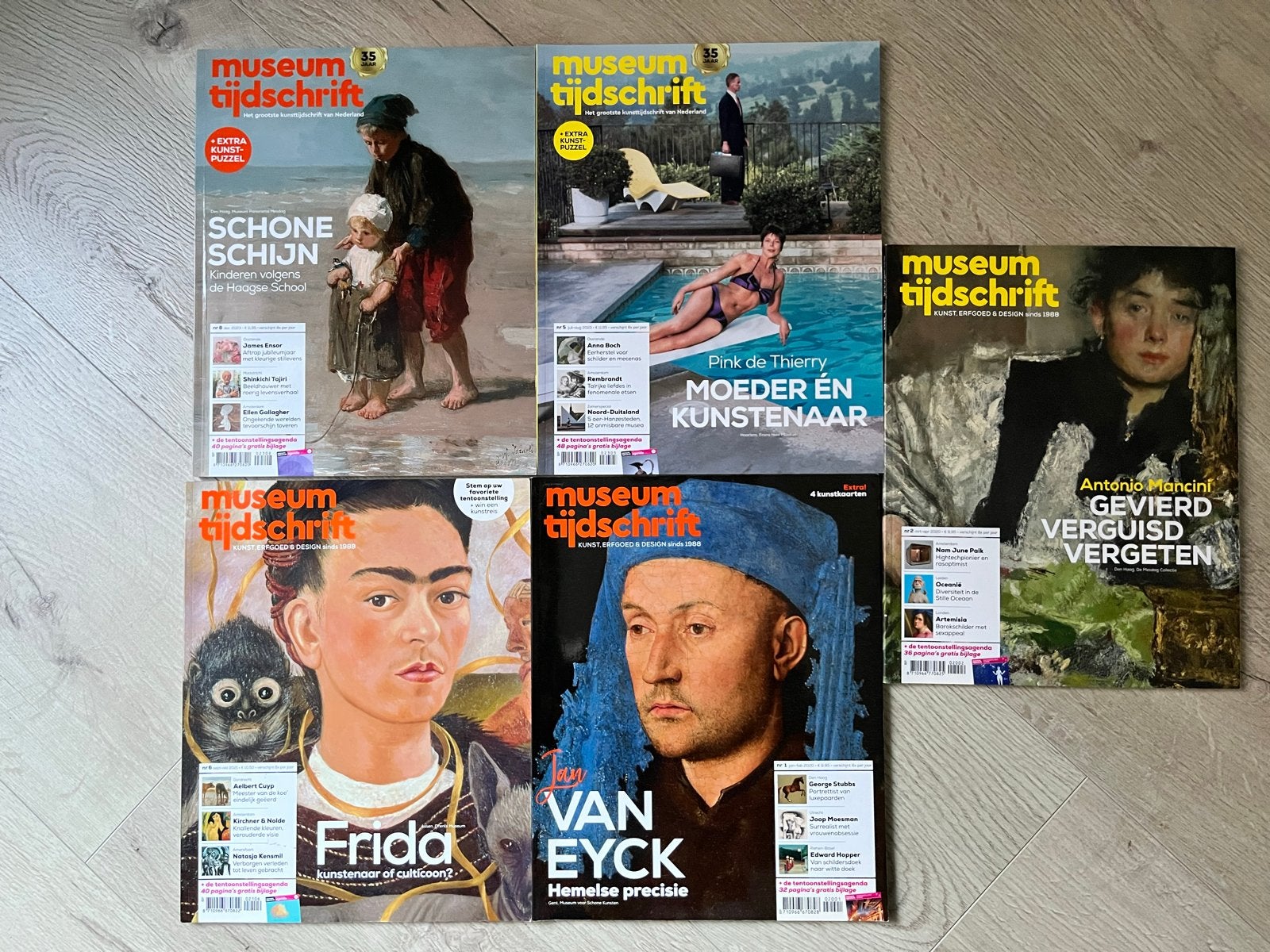 5x Museumtijdschrift - Kunst, Erfgoed & Design, Verzenden, Gelezen, Overige typen