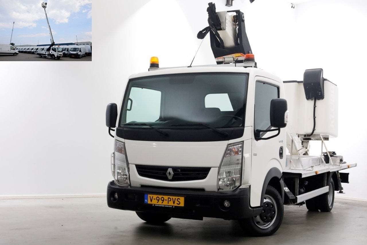 Renault Maxity 3.0 DCI 130pk E6 Hoogwerker Werkhoogte 14.5 m, Auto's, 3239 kg, Multifunctioneel stuurwiel, Achterwielaandrijving